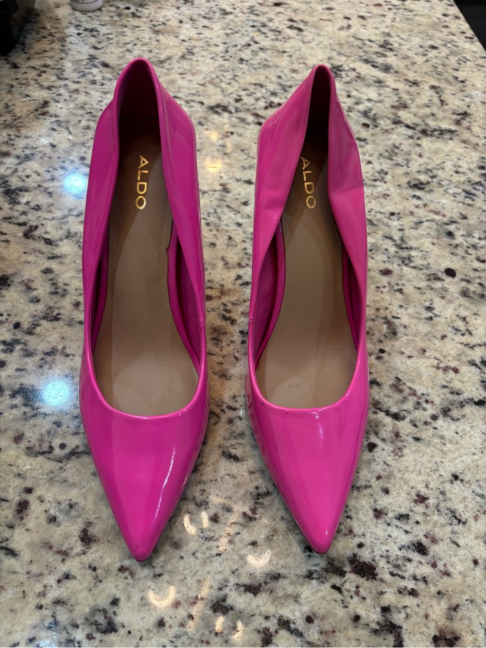ALDO Women's Patent Pointed-Toe Pumps in Hot Pink